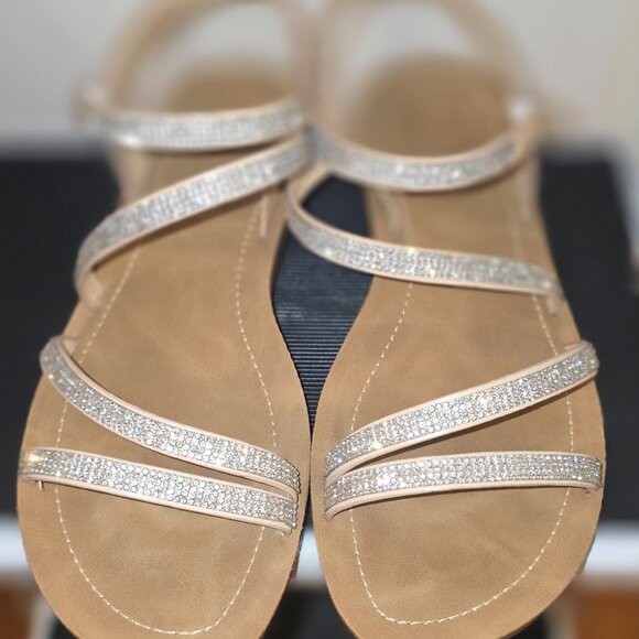 NWOT Glittery sandals - Picture 1 of 1